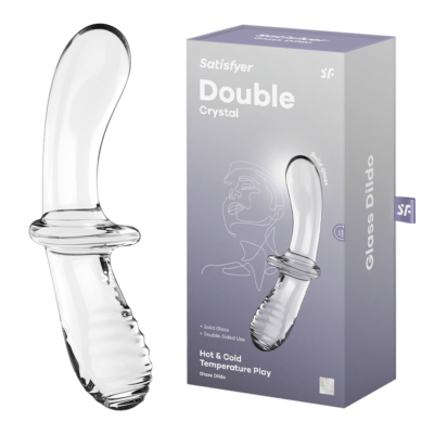 Clear Glass Double Ended Dildo