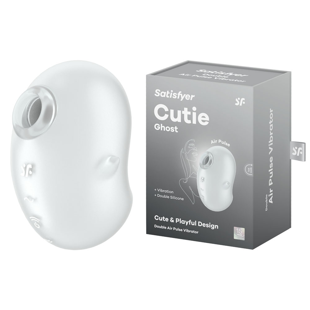 White USB Rechargeable Air Pulse Stimulator