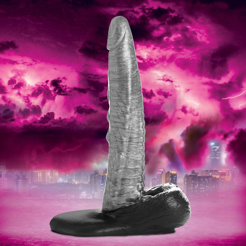 Silver 23.6 cm Fantasy Dildo