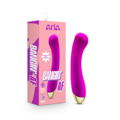 Purple 18.4 cm USB Rechargeable Vibrator