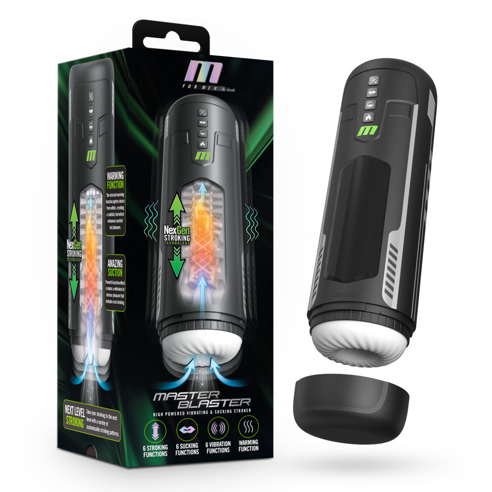 USB Rechargeable Vibrating & Sucking Auto Stroker