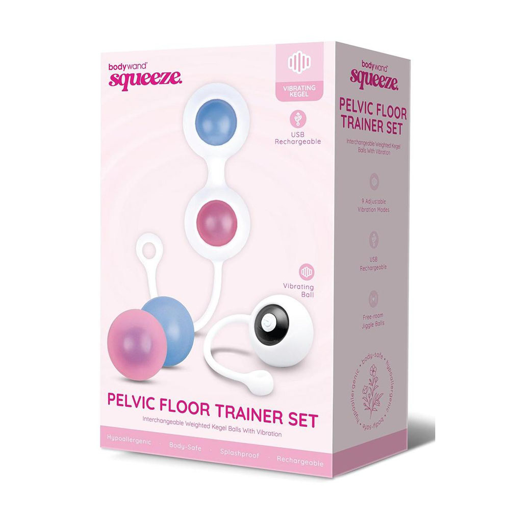 USB Rechargeable Weighted Vibrating Kegel Set