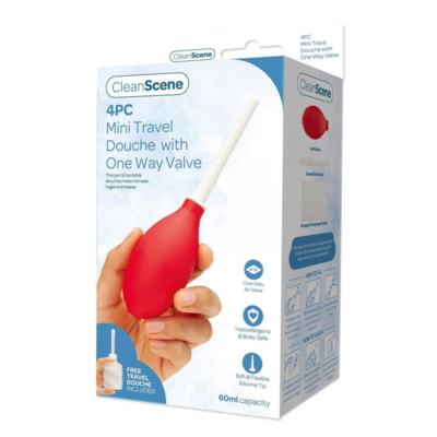 60 ml Capacity with Free Travel Douche Included