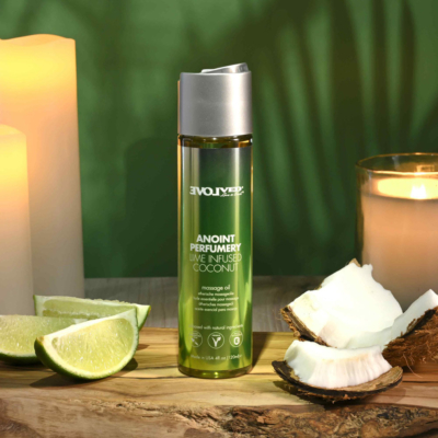 Lime Infused Coconut Massage Oil - 120 ml Bottle