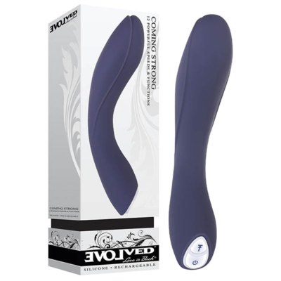 Navy Blue 119 cm (7.5'') USB Rechargeable Vibrator