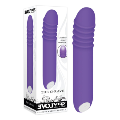 Purple 15.1 cm USB Rechargeable Vibrator