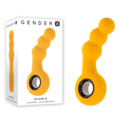 Yellow 14.9 cm USB Rechargeable Butt Plug