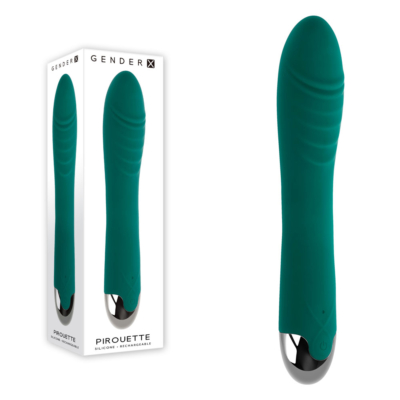 Green 20.6 cm USB Rechargeable Vibrator