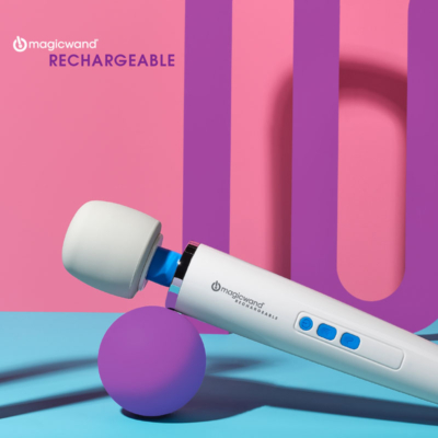White Rechargeable Massage Wand
