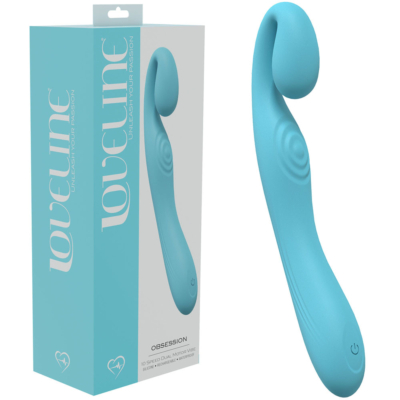 Blue 18.4 cm USB Rechargeable Vibrator