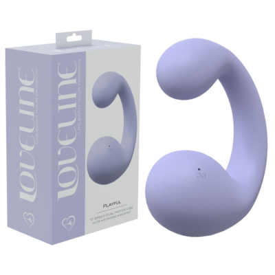 Lavender 8.5 cm Dual Vibrator