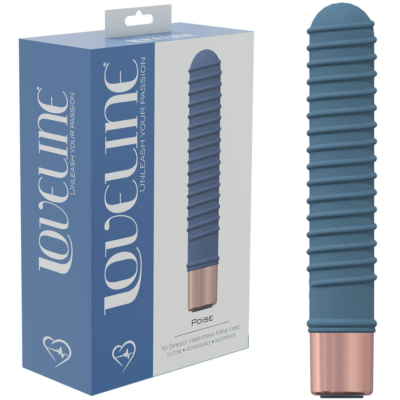 Blue 14.5 cm USB Rechargeable Vibrator