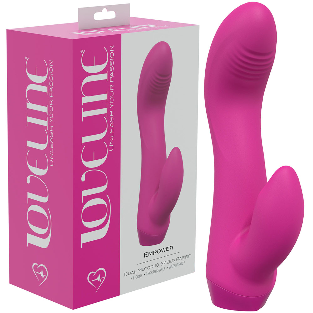 Pink 13.5 cm USB Rechargeable Rabbit Vibrator
