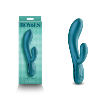 Metallic Green 19.3 cm USB Rechargeable Rabbit Vibrator