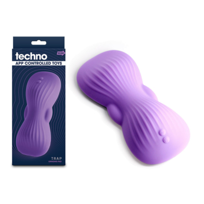Purple USB Rechargeable Vibrating Grind Pad with App Control