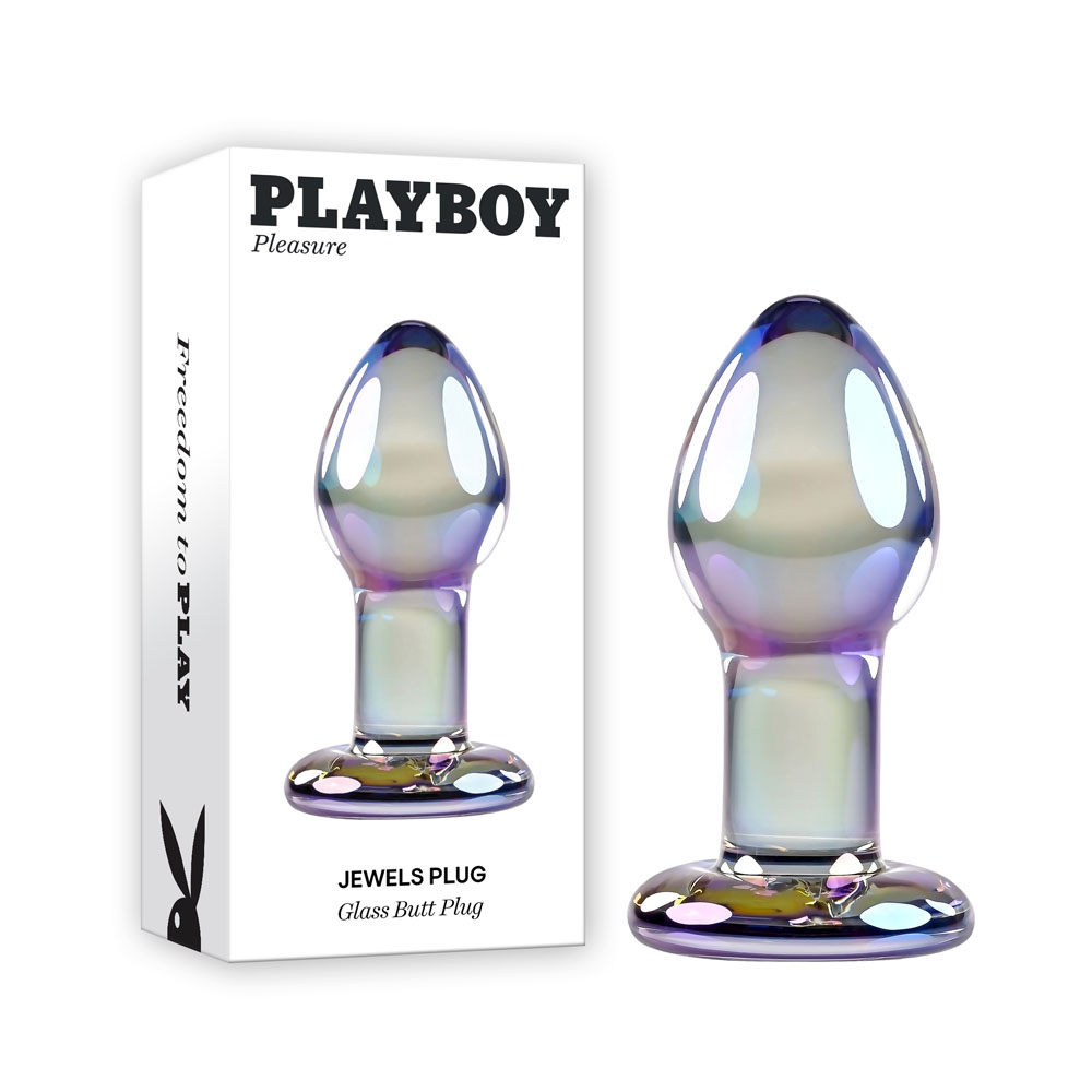 Clear Glass 8.5 cm Butt Plug