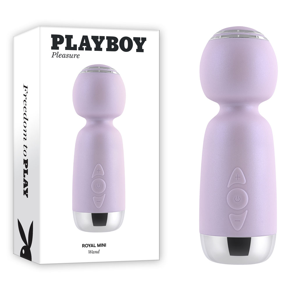 Lilac 12.5 cm USB Rechargeable Mini Wand Vibrator