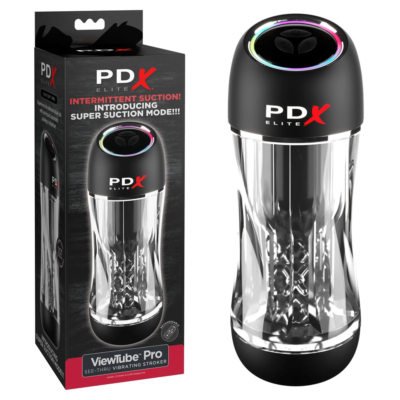Clear USB Rechargeable Auto Sucking Stroker