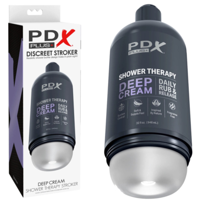 Clear Discreet Stroker with Suction Base