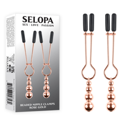 Rose Gold Nipple Clamps - Set of 2