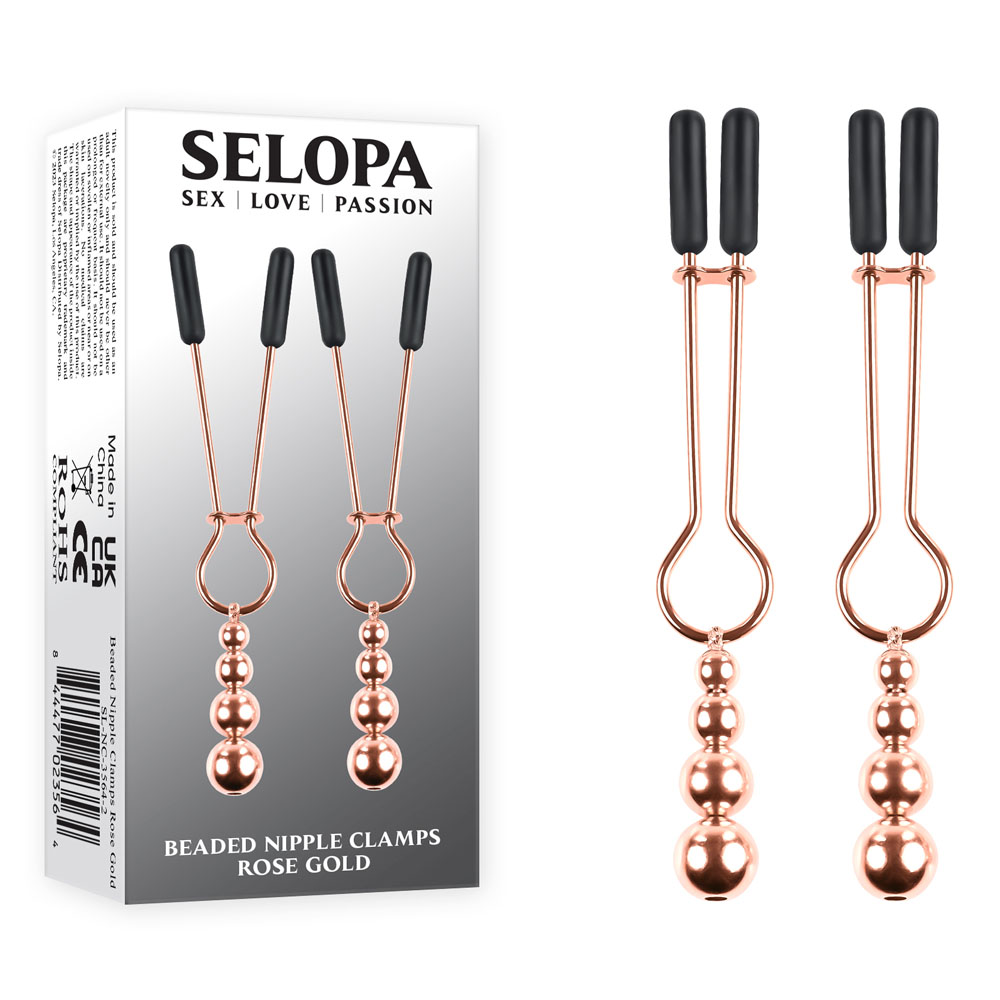 Rose Gold Nipple Clamps - Set of 2