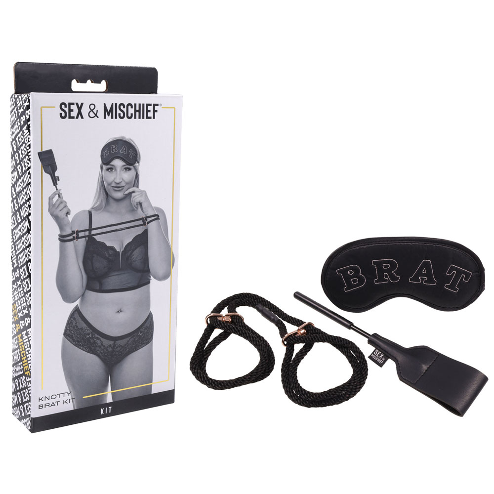 Black Bondage Kit - 3 Piece Set