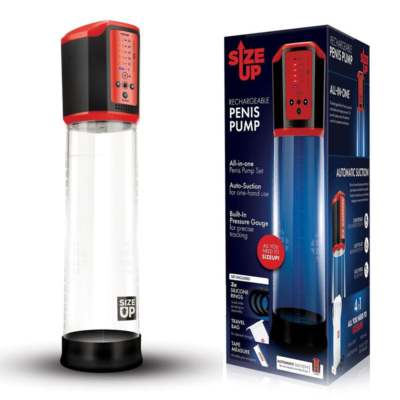 Clear USB Rechargeable Penis Pump