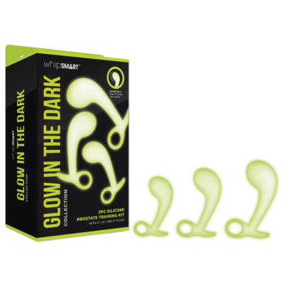Glow In Dark Prostate Massagers - Set of 3 Sizes