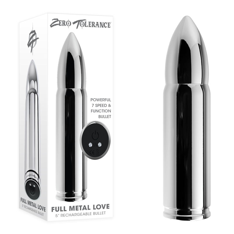 Metallic 15 cm USB Rechargeable Bullet