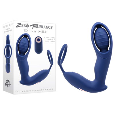 Blue USB Rechargeable Vibrating Prostate Massager