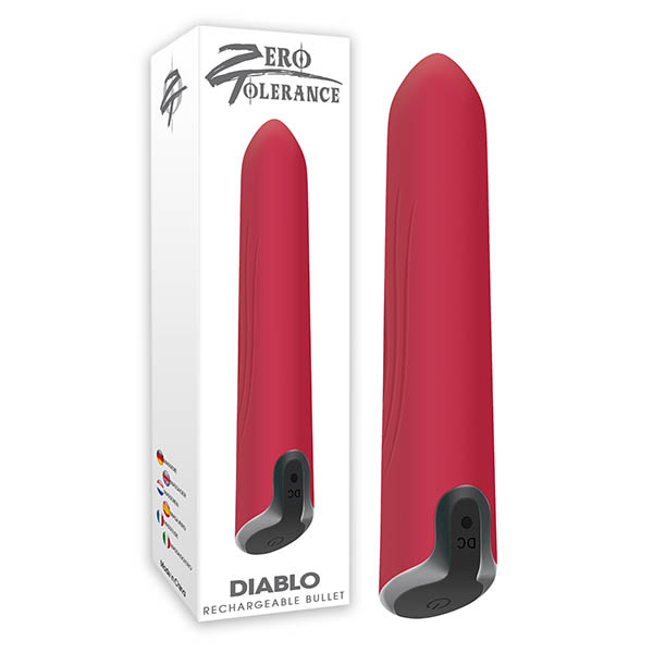Red 10 cm (4'') USB Rechargeable Bullet