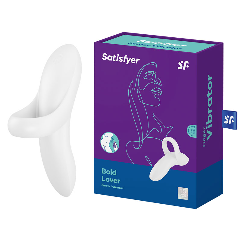 White USB Rechargeable Finger Stimulator