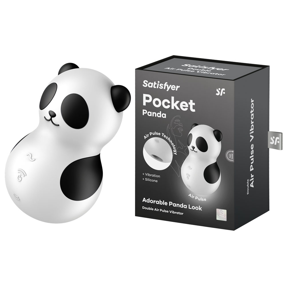 Black USB Rechargeable Air Pulse Stimulator