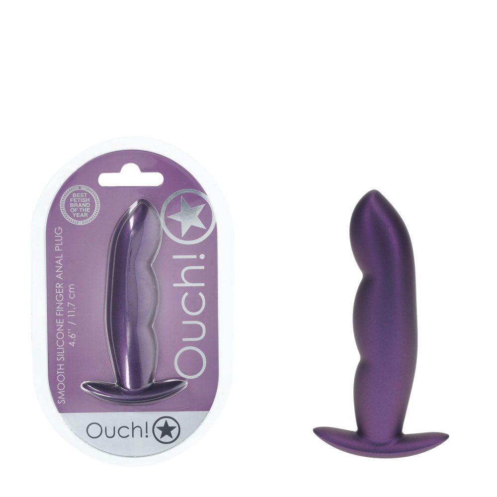Metallic Purple 11.7 cm Butt Plug